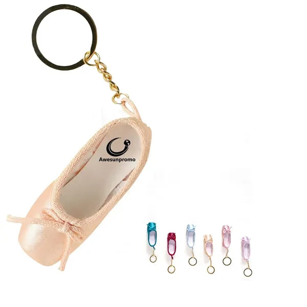 Miniature Pointe Shoe Keychain
