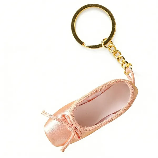 Miniature Pointe Shoe Keychain