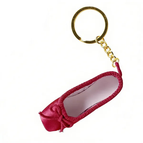 Miniature Pointe Shoe Keychain