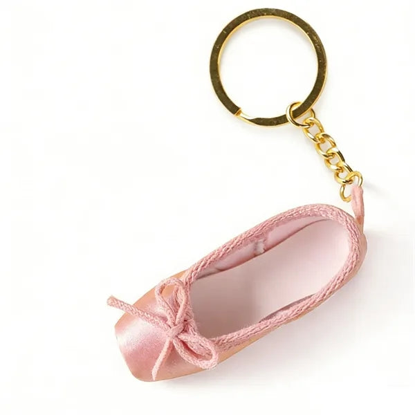 Miniature Pointe Shoe Keychain