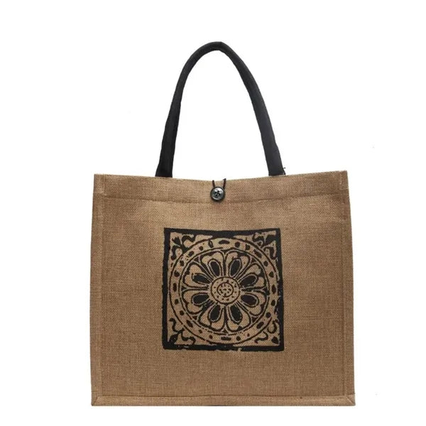Jute Market Tote Bag