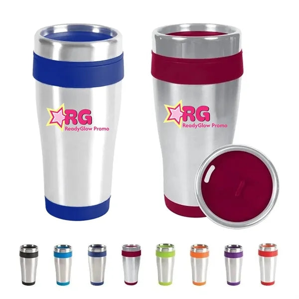 16oz Stainless Steel Insulated Travel Mug