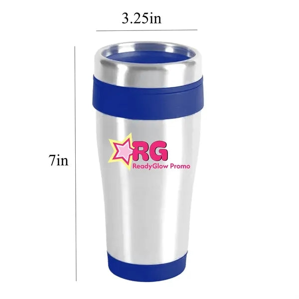 16oz Stainless Steel Insulated Travel Mug