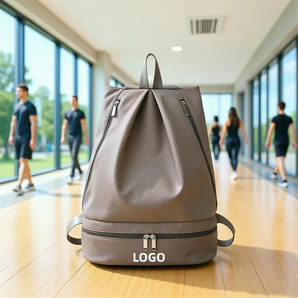 Chic Waterproof Gym Swim Backpack Shoe Pocket
