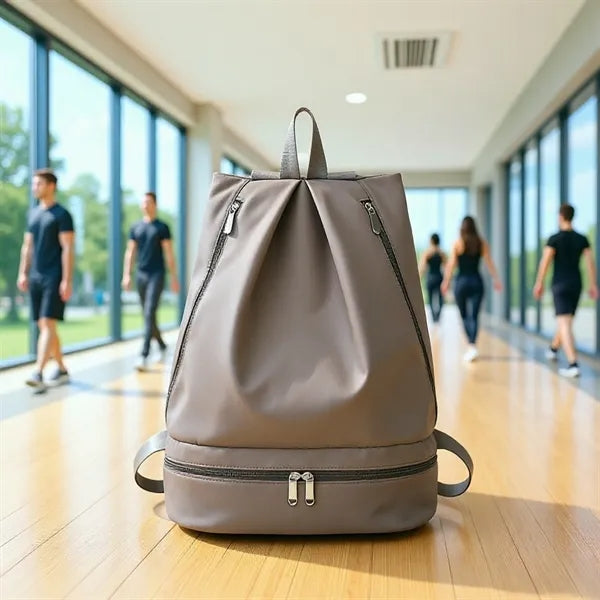 Chic Waterproof Gym Swim Backpack Shoe Pocket