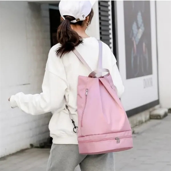 Chic Waterproof Gym Swim Backpack Shoe Pocket