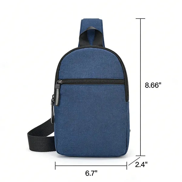 Lightweight Crossbody Sling Bag / Logo /
