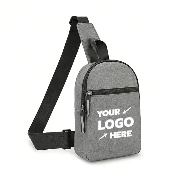 Lightweight Crossbody Sling Bag / Logo /