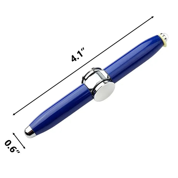 Multi-function LED Spinner Stylus Ballpoint Pen