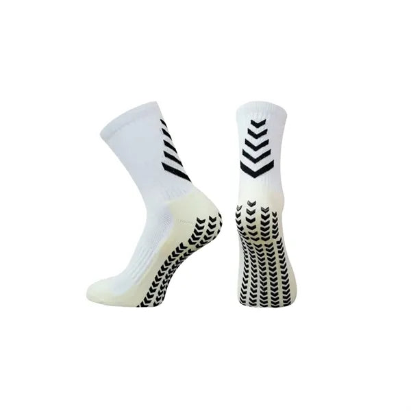 Anti-slip athletic socks