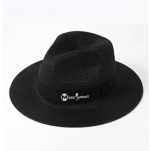 Straw Panama Hat with Band
