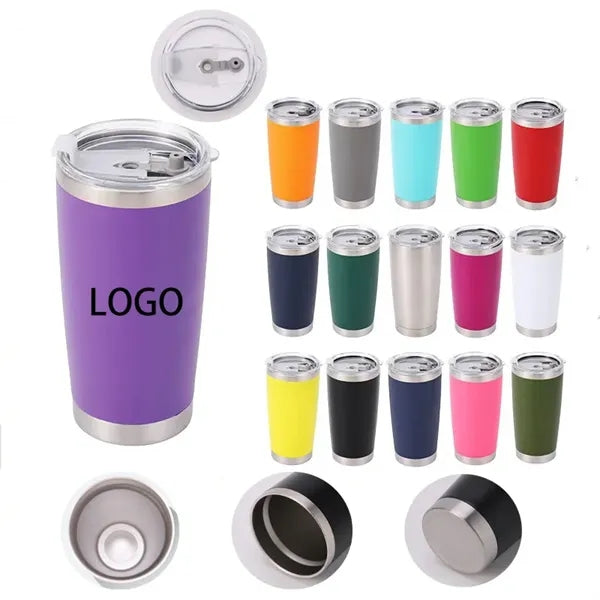 20oz Imprintable Matte Tumbler with Lid