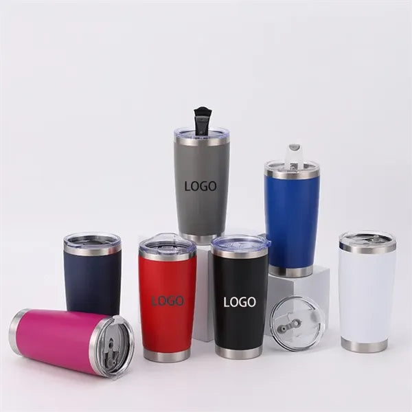 20oz Imprintable Matte Tumbler with Lid