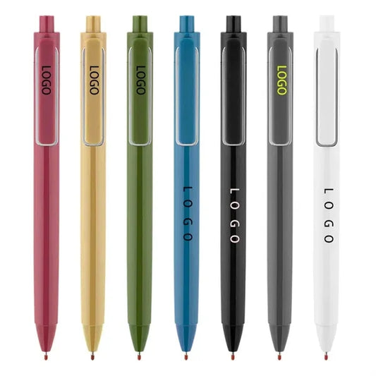 Corporate Logo Pens Multi Color Promo Gift for Office Events