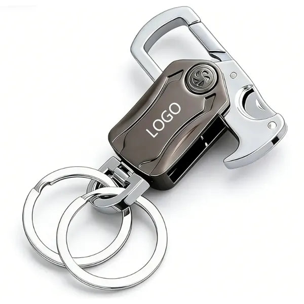 Multifunctional Metal Key Chain Bottle Opener Carabiner Clip