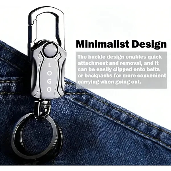 Multifunctional Metal Key Chain Bottle Opener Carabiner Clip