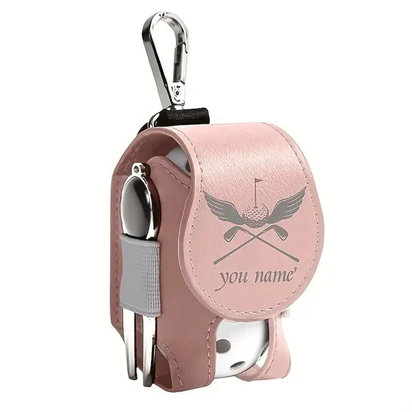 Golf Ball Pouch Waist Clip Storage For Course Play