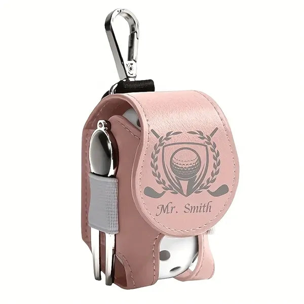 Golf Ball Pouch Waist Clip Storage For Course Play