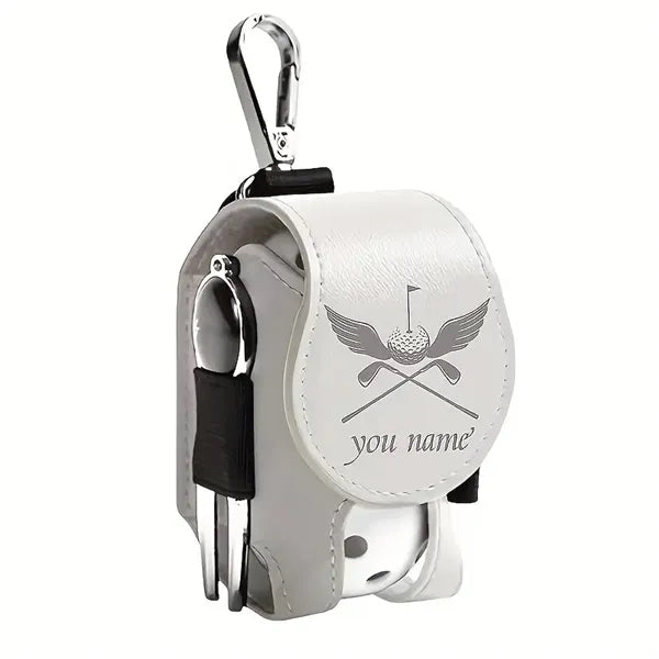 Golf Ball Pouch Waist Clip Storage For Course Play