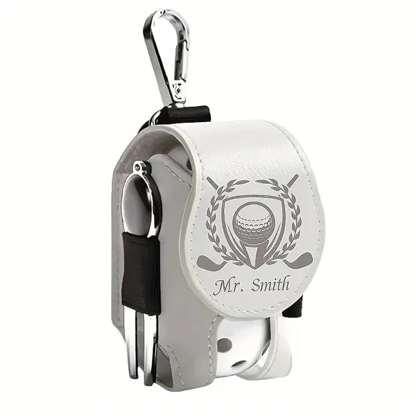 Golf Ball Pouch Waist Clip Storage For Course Play