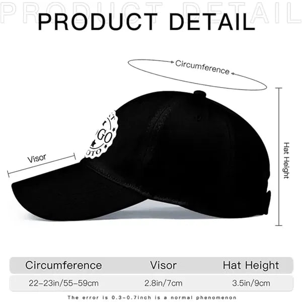 Adjustable Embroidered Baseball Caps