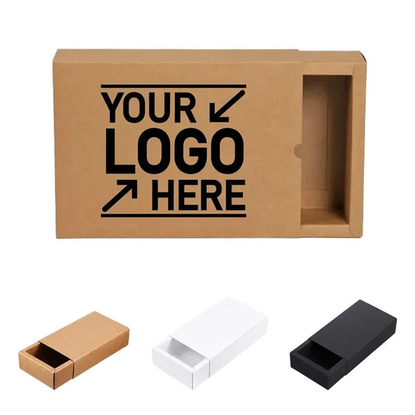 3.15 Inch Kraft Paper Easy Fold Drawer Box
