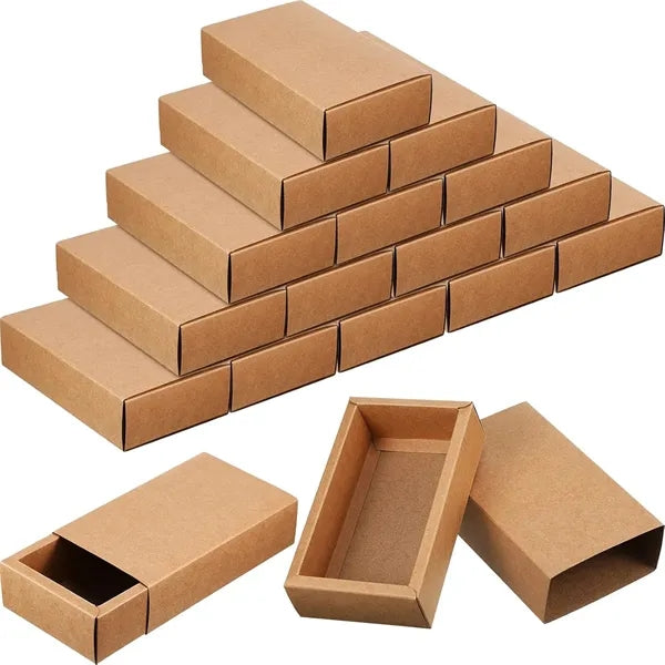 3.15 Inch Kraft Paper Easy Fold Drawer Box