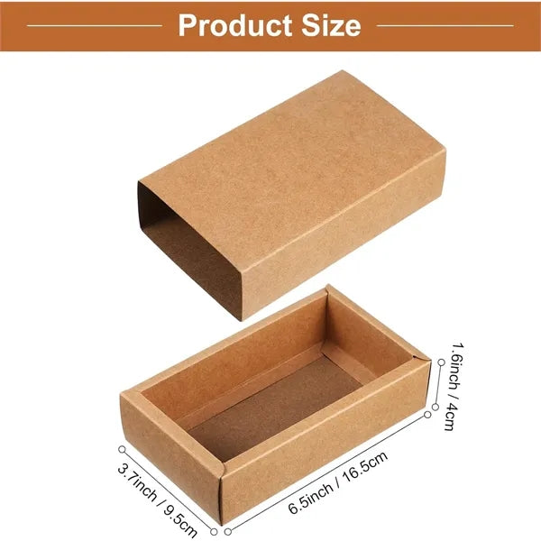 3.15 Inch Kraft Paper Easy Fold Drawer Box