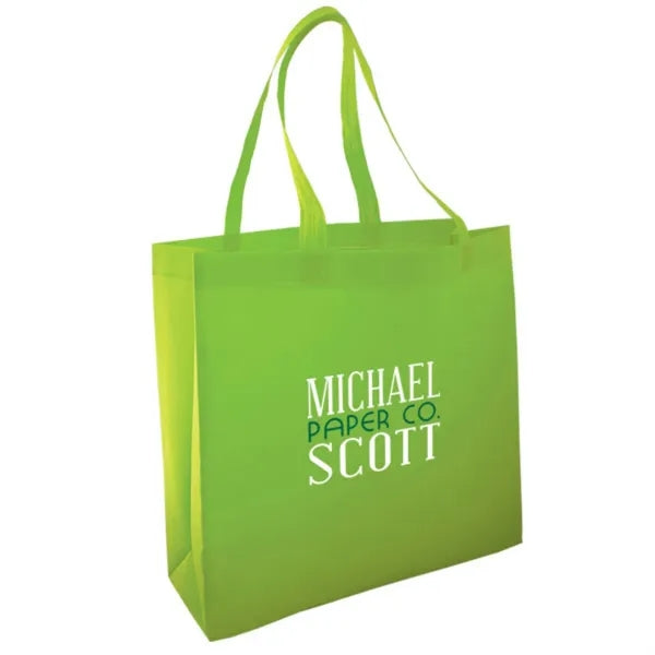 Non Woven Shopping Tote Bags With Heat Sealed Seams