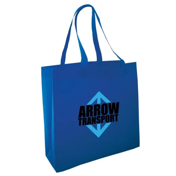 Non Woven Shopping Tote Bags With Heat Sealed Seams