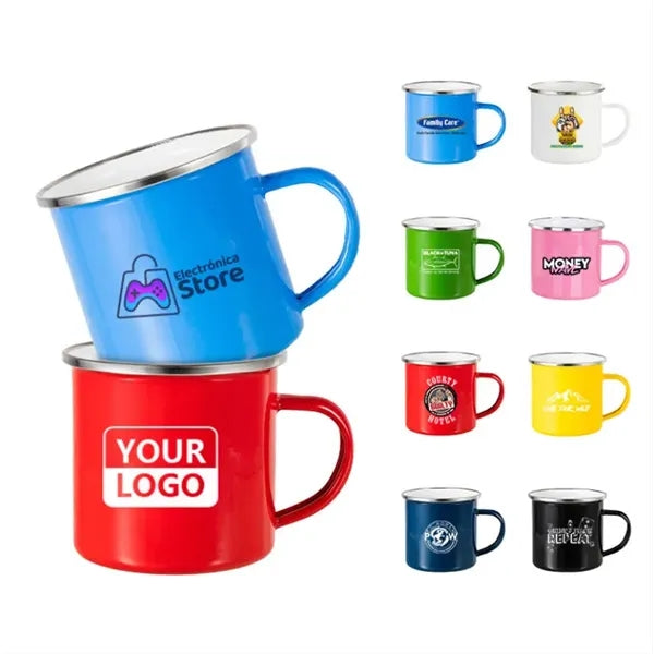 12oz Enamel Campfire Mug