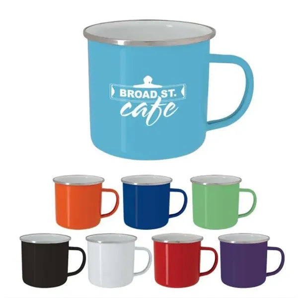 12oz Enamel Campfire Mug