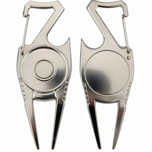4-in-1 Zinc Alloy Golf Divot Tool