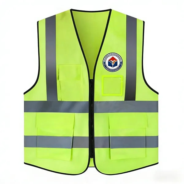 High Visibility Reflective Vest Multi Pockets Safety Vest Co
