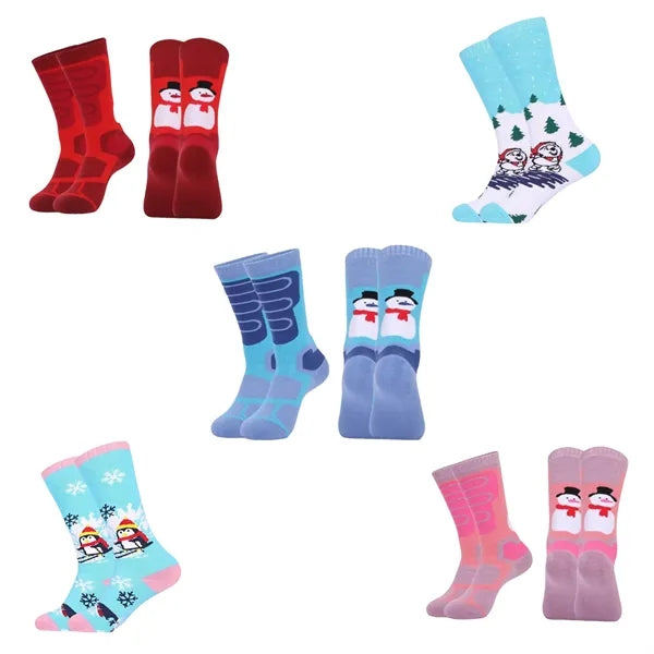 Children Warm Wool Ski Socks