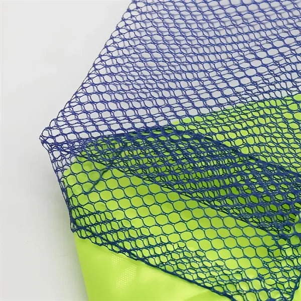 Large Mesh Drawstring Beach Backpack Toy Storage