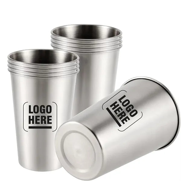 16oz Stainless Steel Pint Cups
