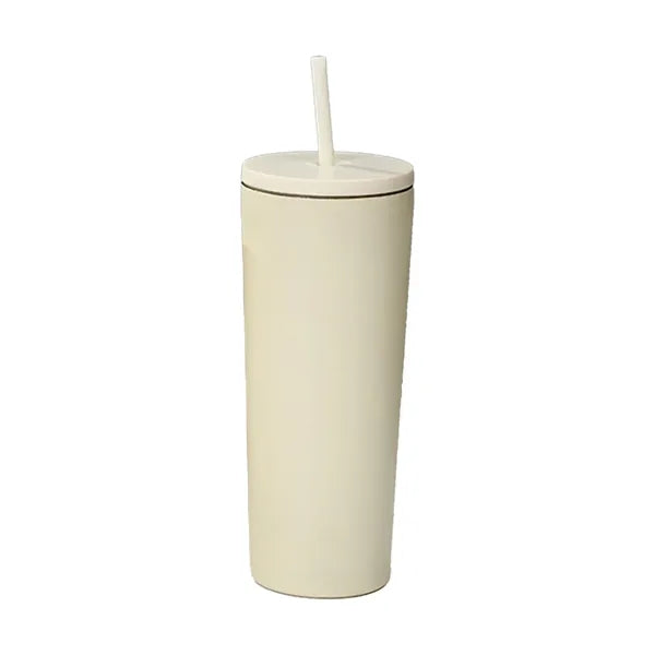 24oz Travel Stainless Steel Straw Tumbler