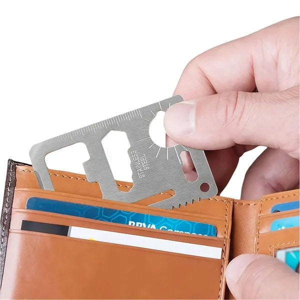 11-in-1 Survival Credit Card Multitool