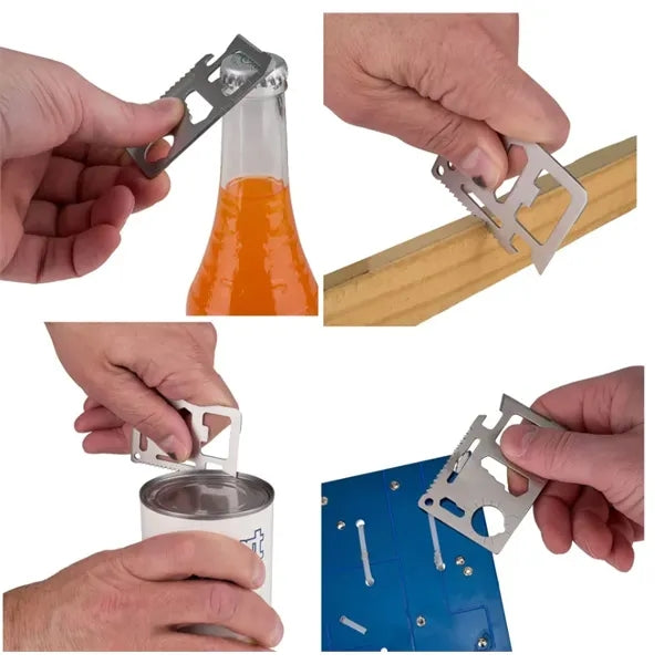 11-in-1 Survival Credit Card Multitool