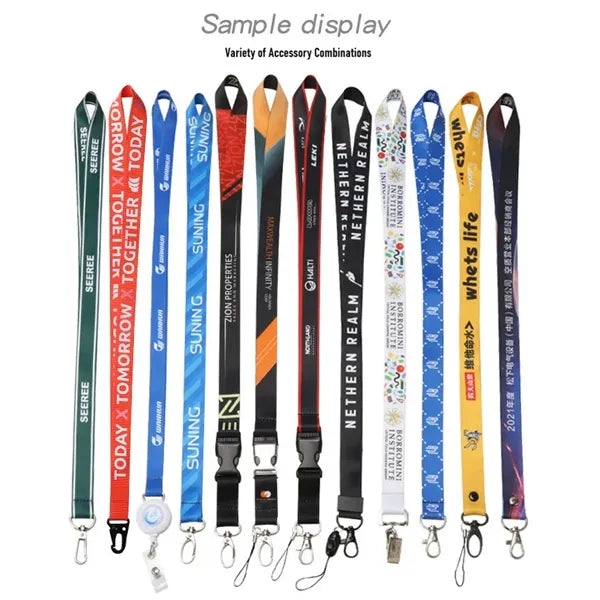 3/4" Retractable Polyester Lanyard