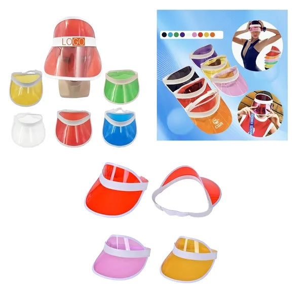 Plastic Clear Sun Visor
