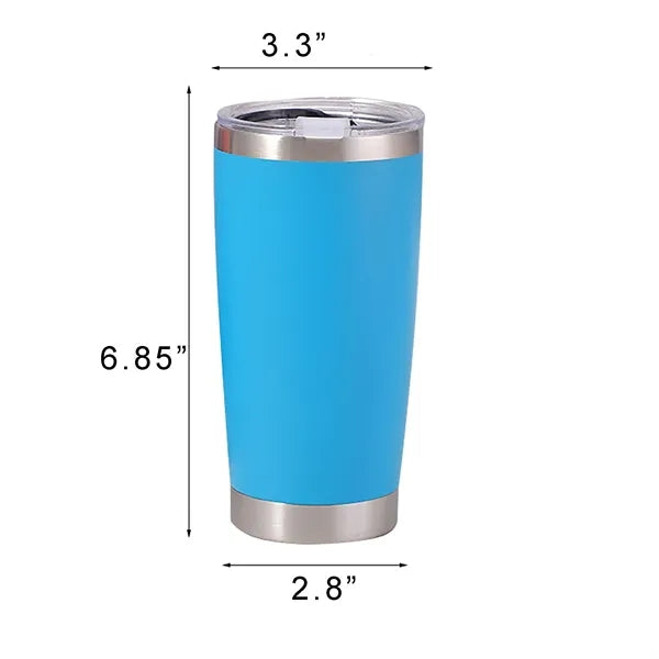 20oz Stainless Steel Double Wall Travel Tumbler