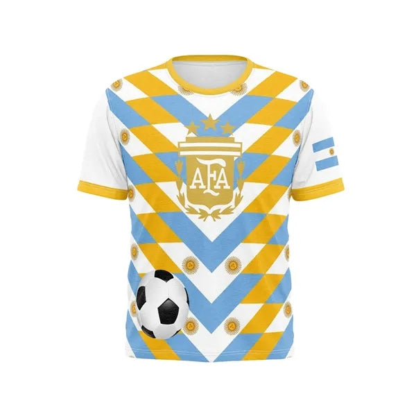 World Cup Fan Soccer Jersey Mesh Sports Shirt