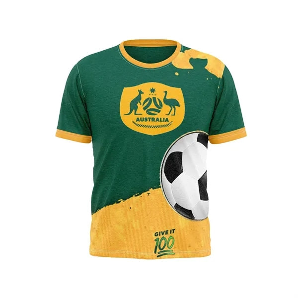 World Cup Fan Soccer Jersey Mesh Sports Shirt