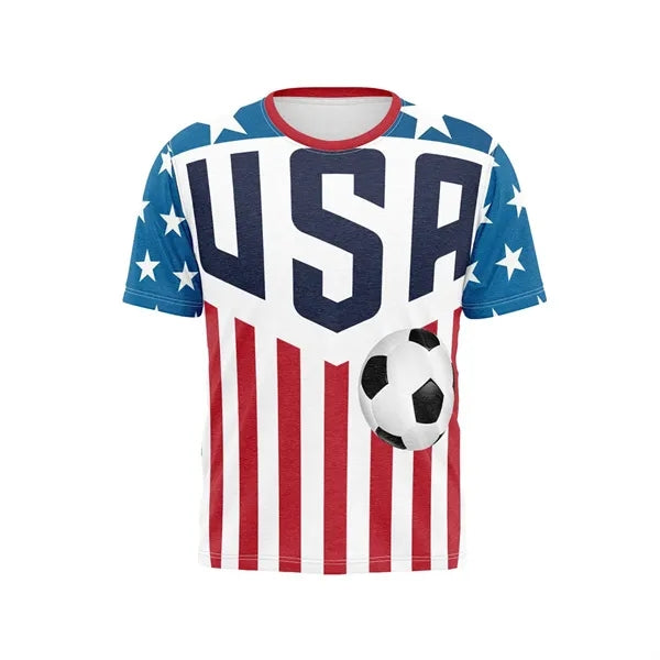 World Cup Fan Soccer Jersey Mesh Sports Shirt