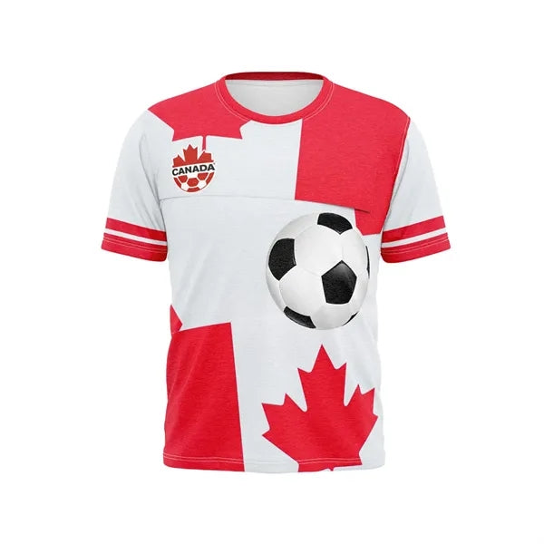 World Cup Fan Soccer Jersey Mesh Sports Shirt
