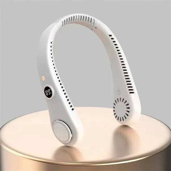 Bladeless Neck Fan USB Rechargeable Hands-Free Cooler