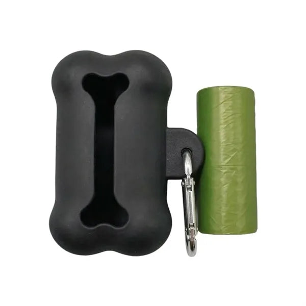 Bone Shape Waste Dispenser with Bags & Clip