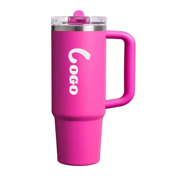 30 oz Stainless Steel Insulated Tumbler Mug with Handle